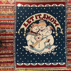 Mary Engelbreit Tapestry Throw with Fringe